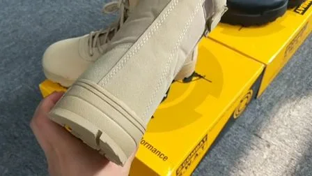 Nouvelles bottes en cuir de Style militaire tactique de couleur kaki de l'armée américaine