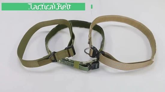 Ceinture tactique extérieure Imitation Nylon armée Style 1.5 pouces vert Sports de plein air ceinture en nylon