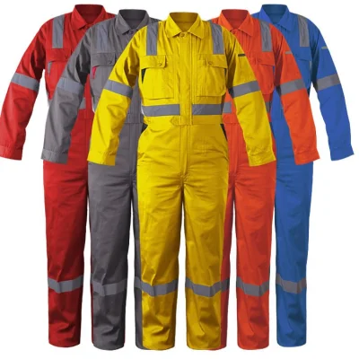 Vêtements de construction vêtements de travail sécurité coton ingénierie uniforme vêtements de travail salopette pour hommes